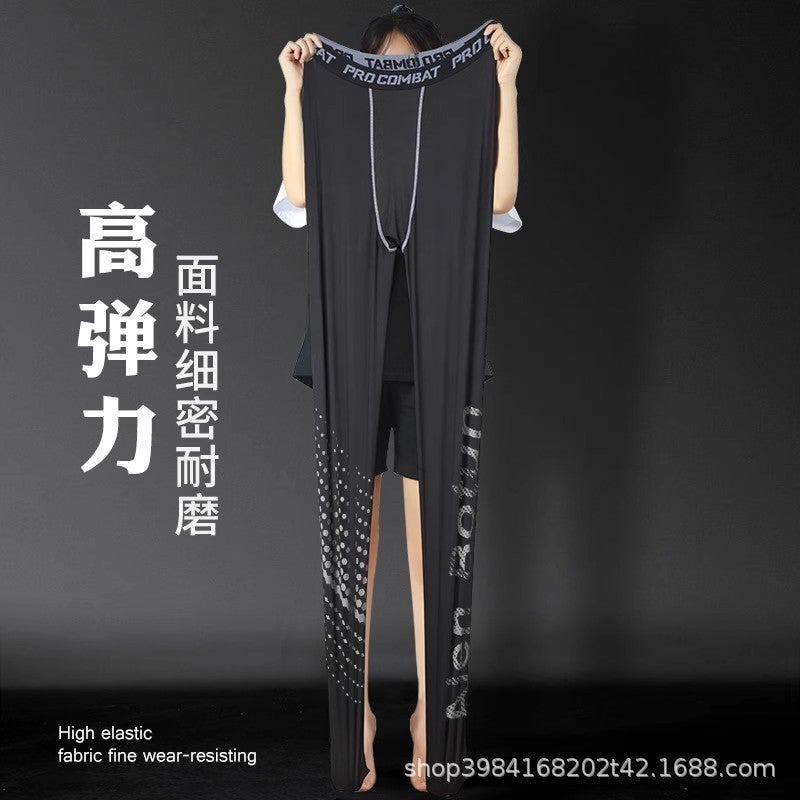 Men'S Thermal Leggings Base Layer Tight-Fitting Warm High-Elasticity Extended Winter Fleece Boys Teenagers Barbie Sports Pants Men - Image 4